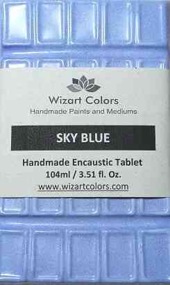 Sky Blue Encaustic Paint